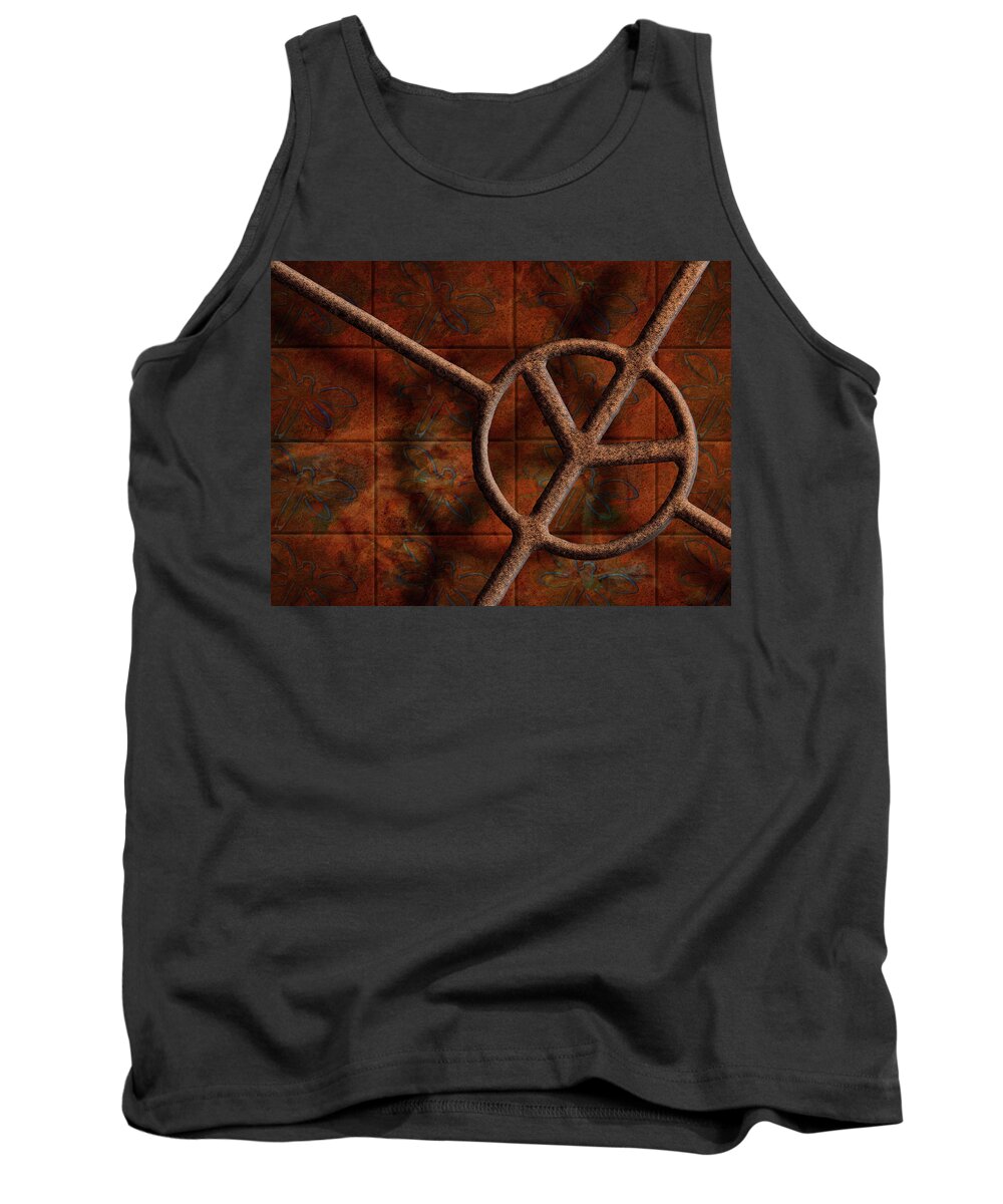 Photography Tank Top featuring the photograph Rust in Peace by Paul Wear