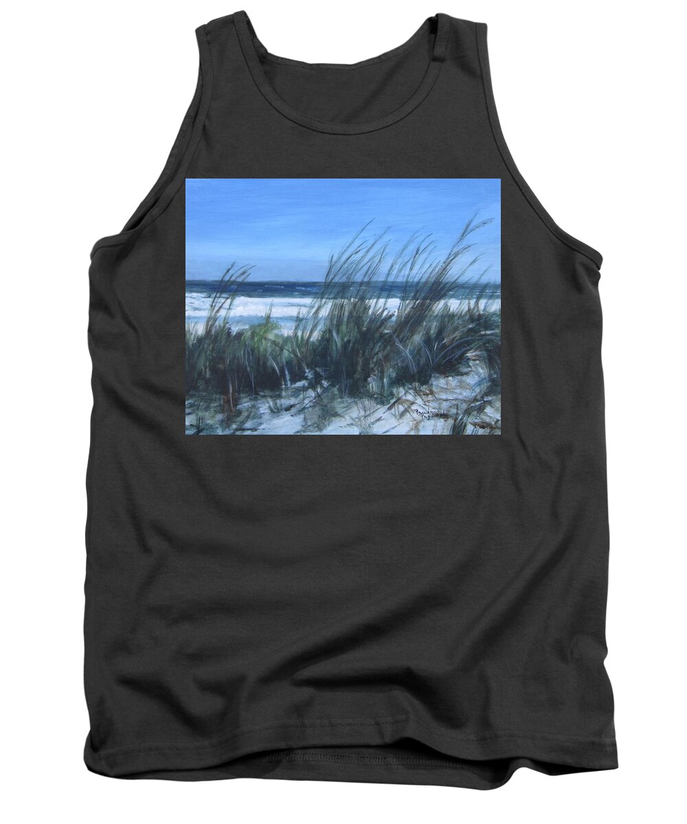 Acrylic Tank Top featuring the painting Sea Breeze by Paula Pagliughi