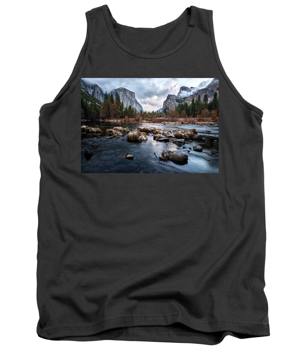 Valley Tank Top featuring the photograph Serene Scene at Valley View by David Soldano