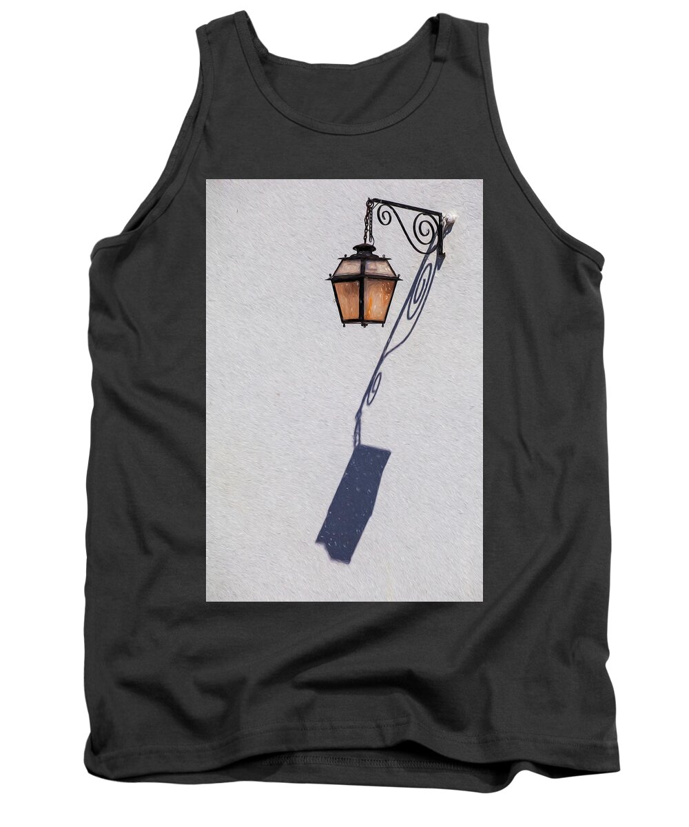 Lamp Tank Top featuring the photograph Shadow Lamp by David Letts