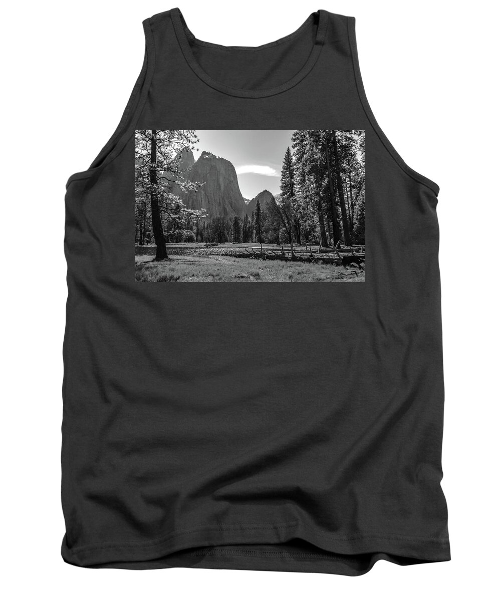 Yosemite Tank Top featuring the photograph Shadows of the Yosemite Valley by Douglas Wielfaert