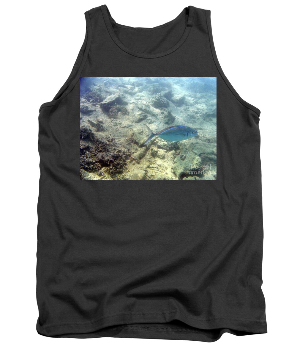 Snorkeling In St. Thomas Tank Top featuring the photograph Snorkeling In St. Thomas by Barbra Telfer