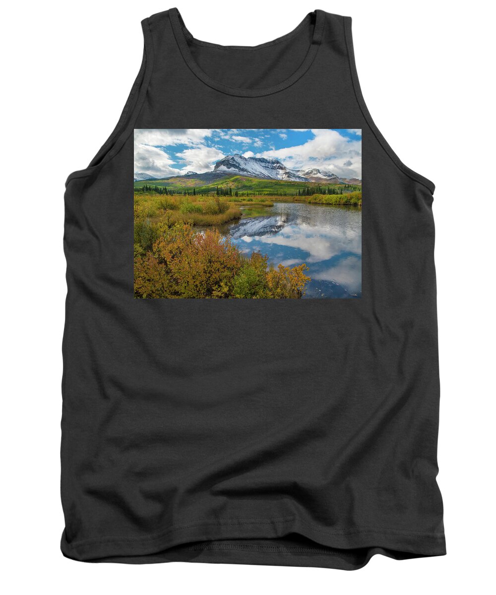 00575351 Tank Top featuring the photograph Sofa Mountain, Waterton Lakes by Tim Fitzharris