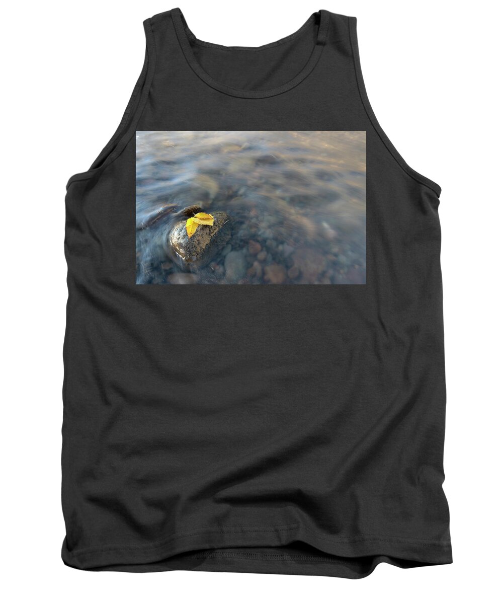 River Tank Top featuring the photograph Softly Now by Angela Moyer