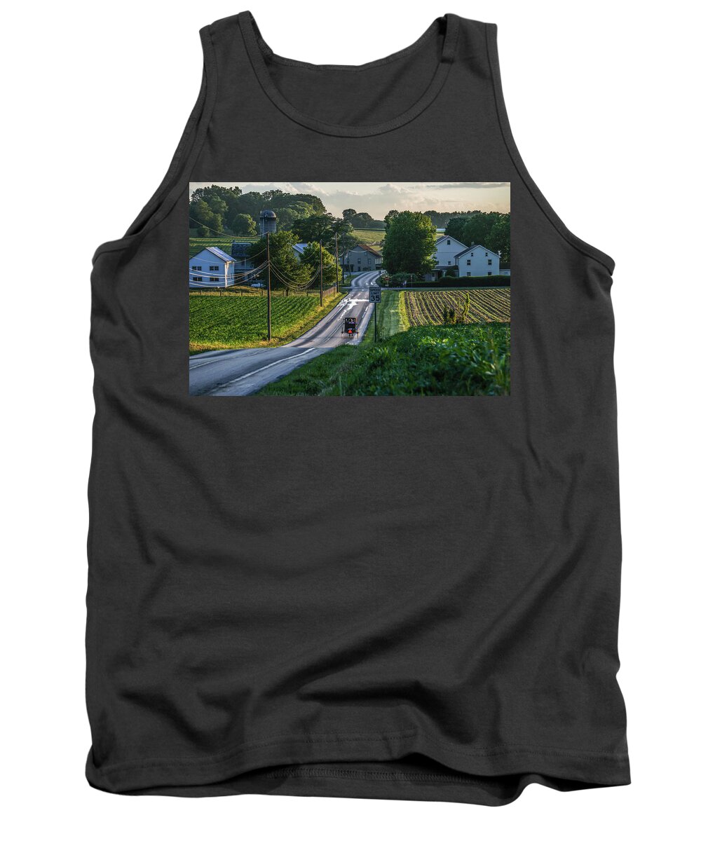 Amish Tank Top featuring the photograph Speed Limit by Tana Reiff