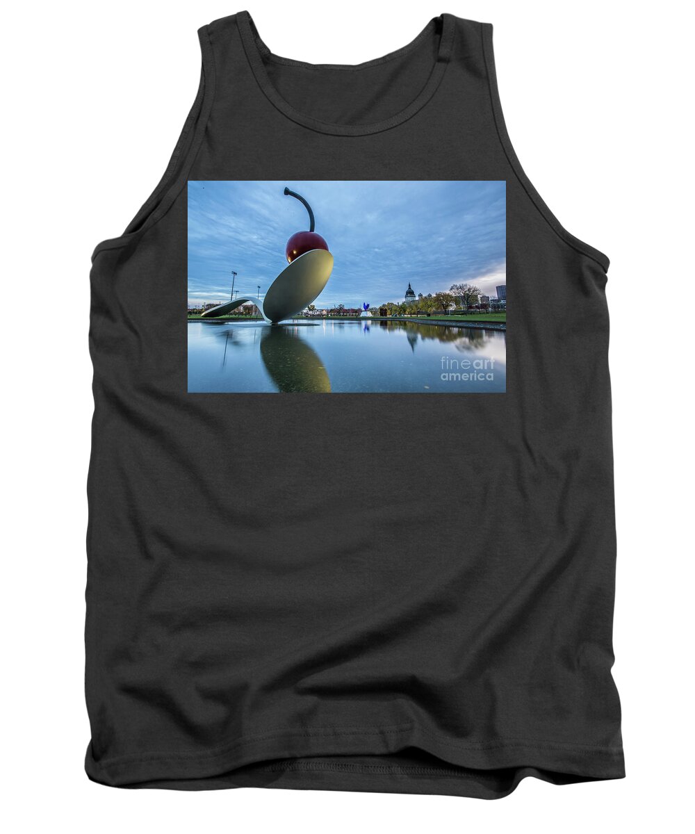 Minnesota Tank Top featuring the photograph SpoonBridge and Cherry Sunrise by Habashy Photography