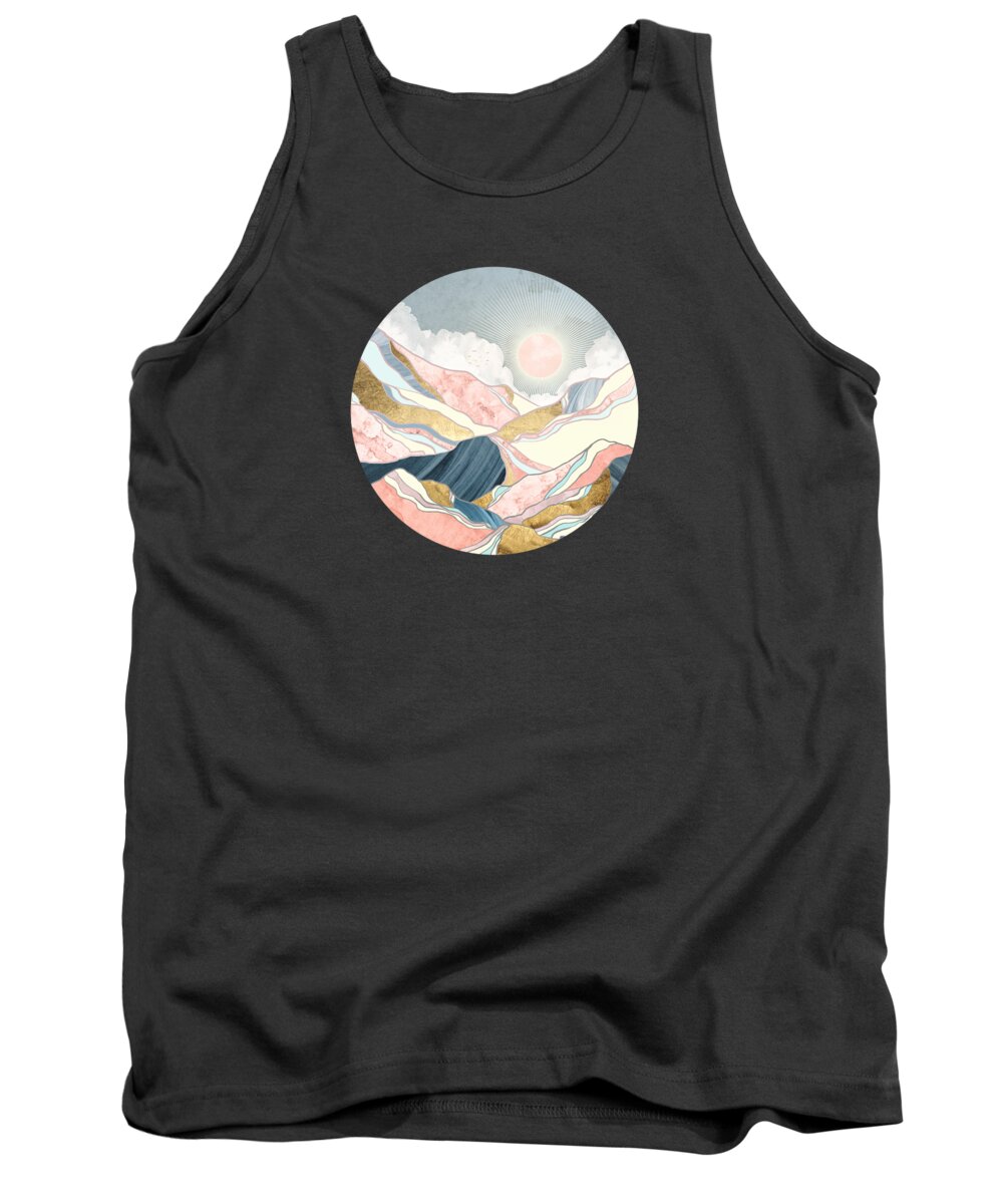 Spring Tank Top featuring the digital art Spring Morning by Spacefrog Designs