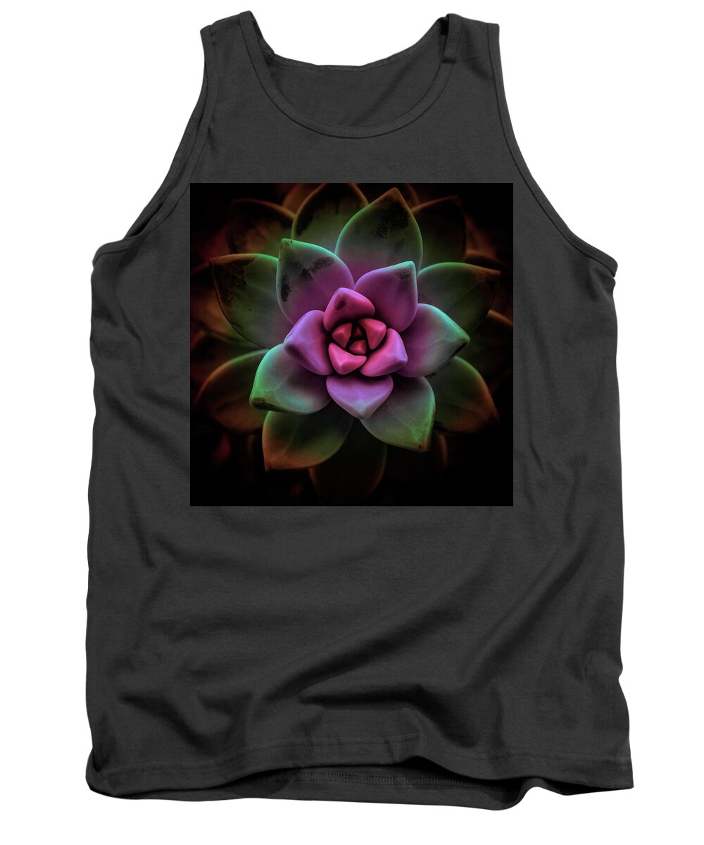 Succulent Tank Top featuring the photograph Succulent V by Lily Malor