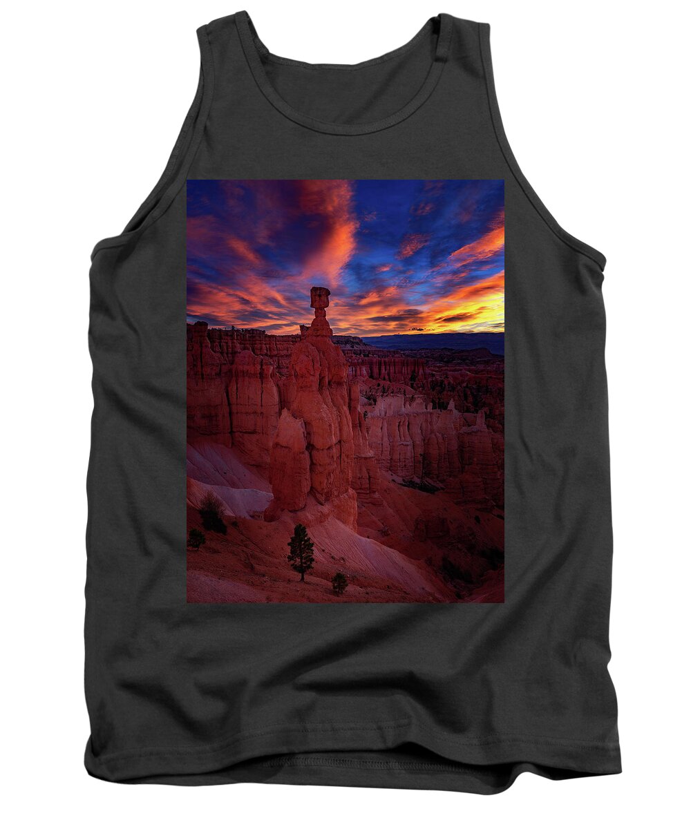 50s Tank Top featuring the photograph The Glory of the Thor by Edgars Erglis