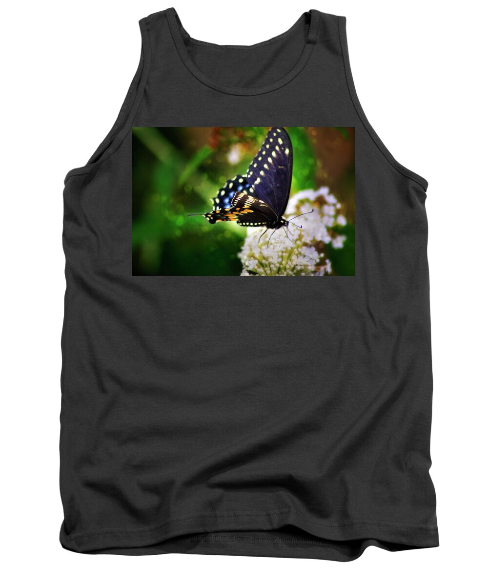 Butterfly Tank Top featuring the photograph Swallowtail Butterfly by Pheasant Run Gallery