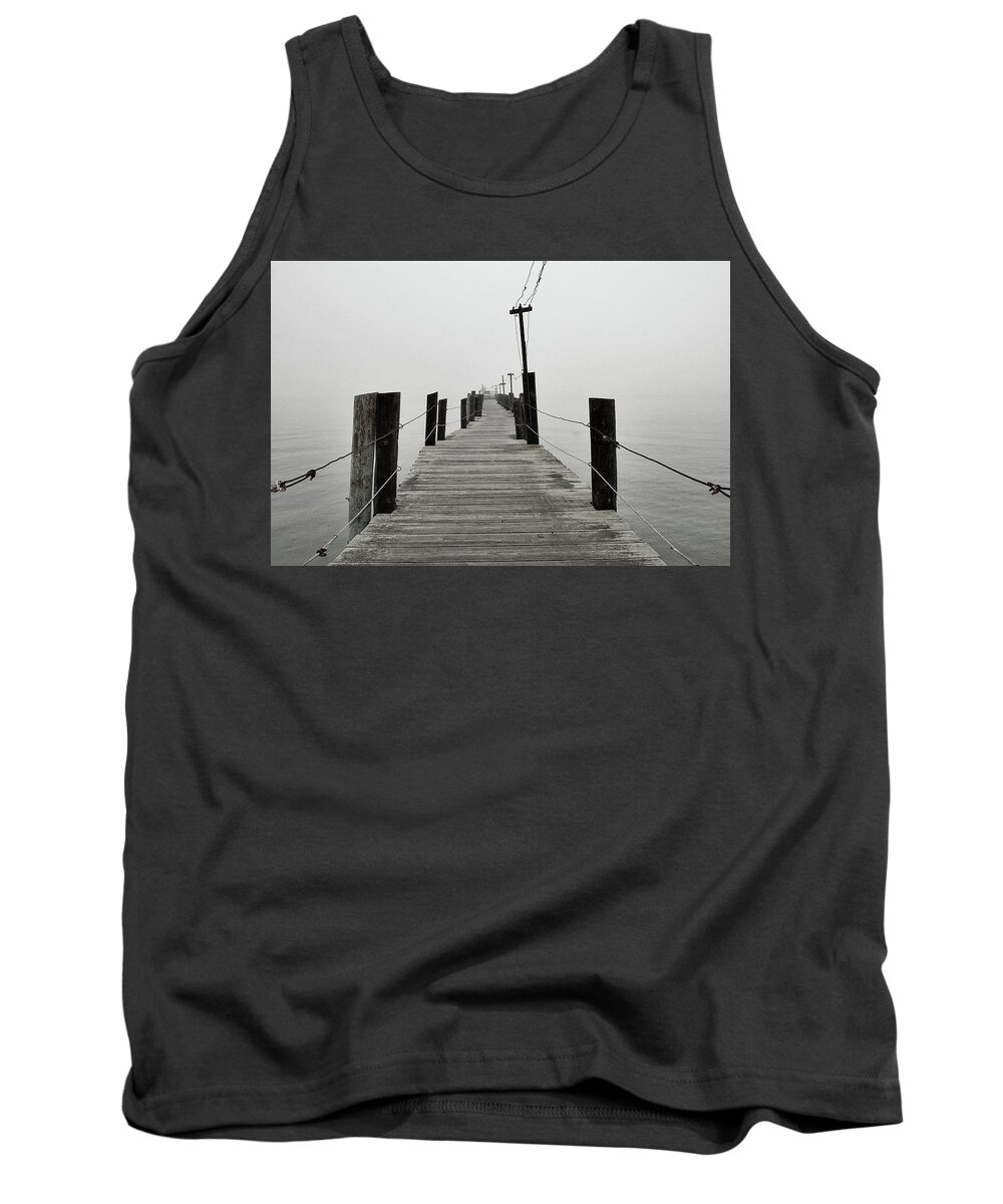 Pier Tank Top featuring the photograph The Pier by Frank Lee