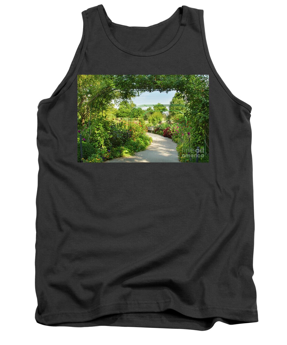 Garden Design Tank Top featuring the photograph The Scent of Monet by Marilyn Cornwell