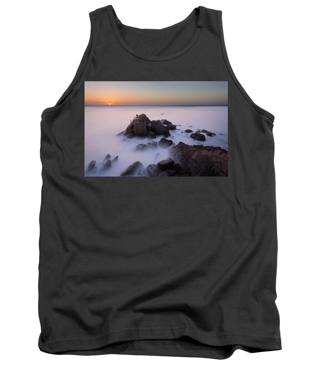 Clouds Tank Top featuring the photograph The Watcher by Dominique Dubied