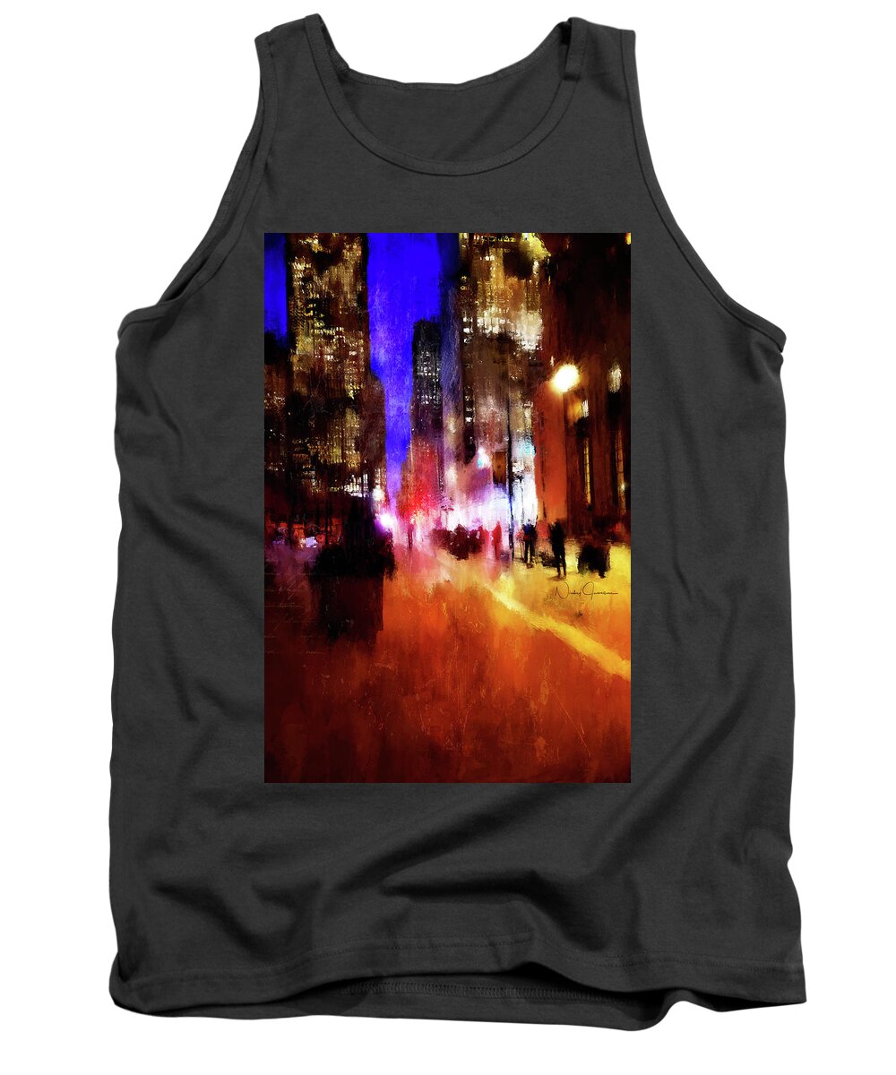 Torontoart Tank Top featuring the digital art Toronto Downtown Impressions by Nicky Jameson