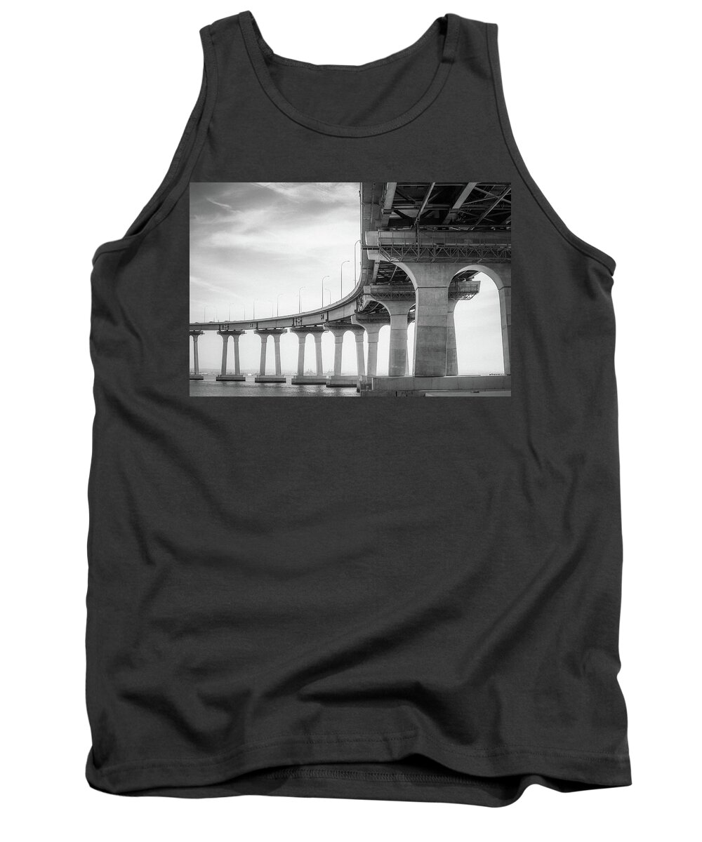 Bridge Tank Top featuring the photograph Transit 1 by Ryan Weddle