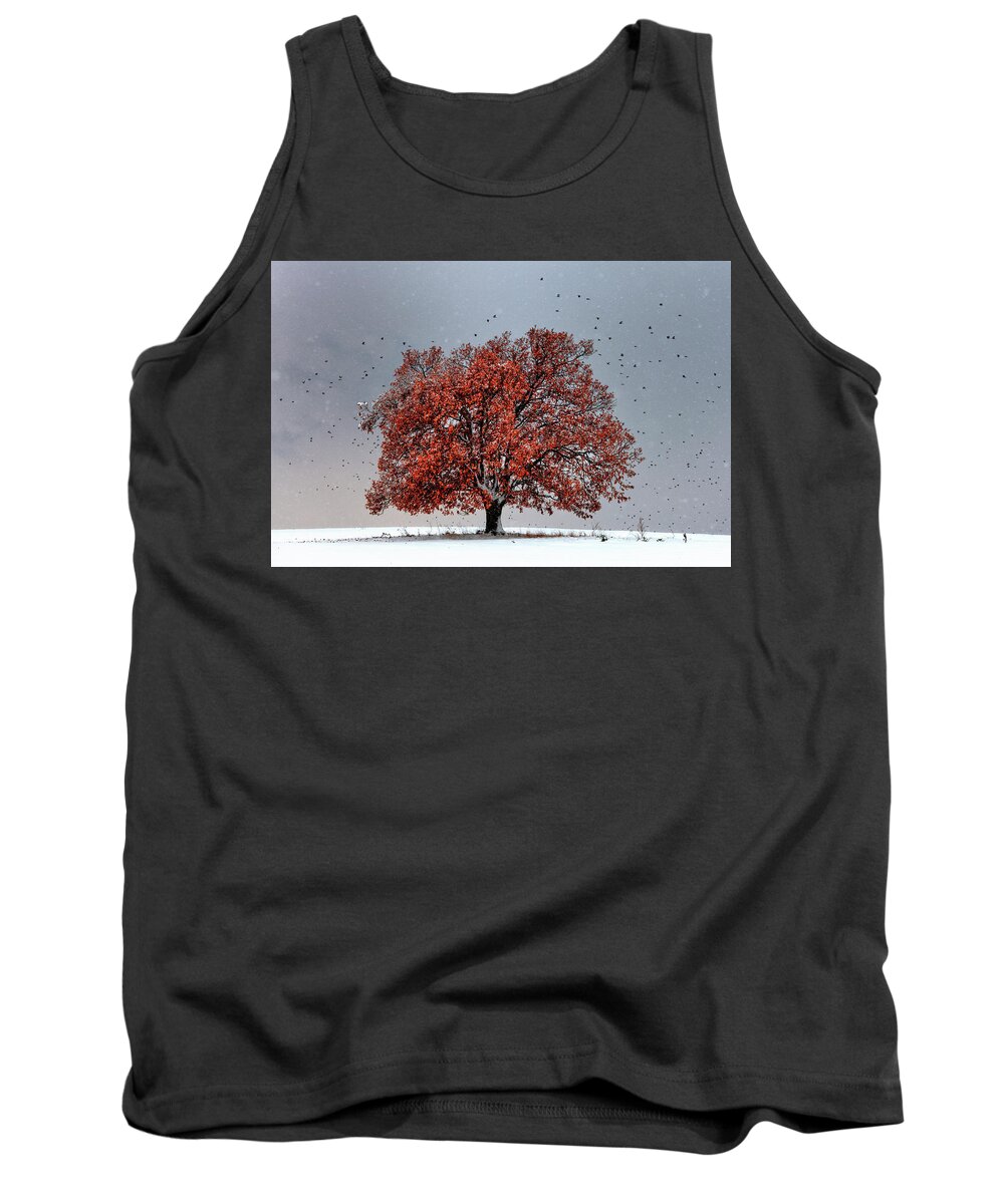 Bulgaria Tank Top featuring the photograph Tree Of Life by Evgeni Dinev