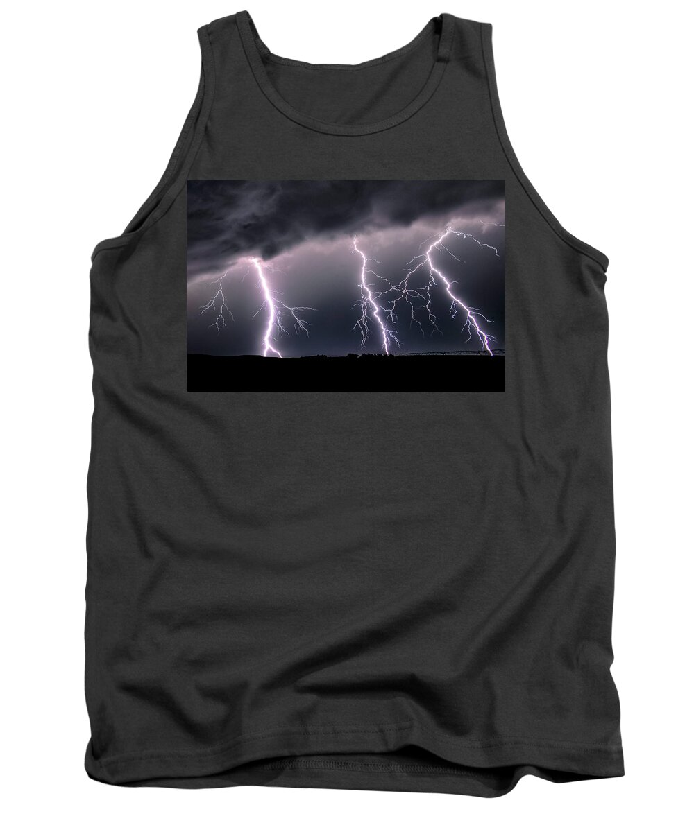 Tourism Tank Top featuring the photograph Triplets Cropped by Laura Hedien