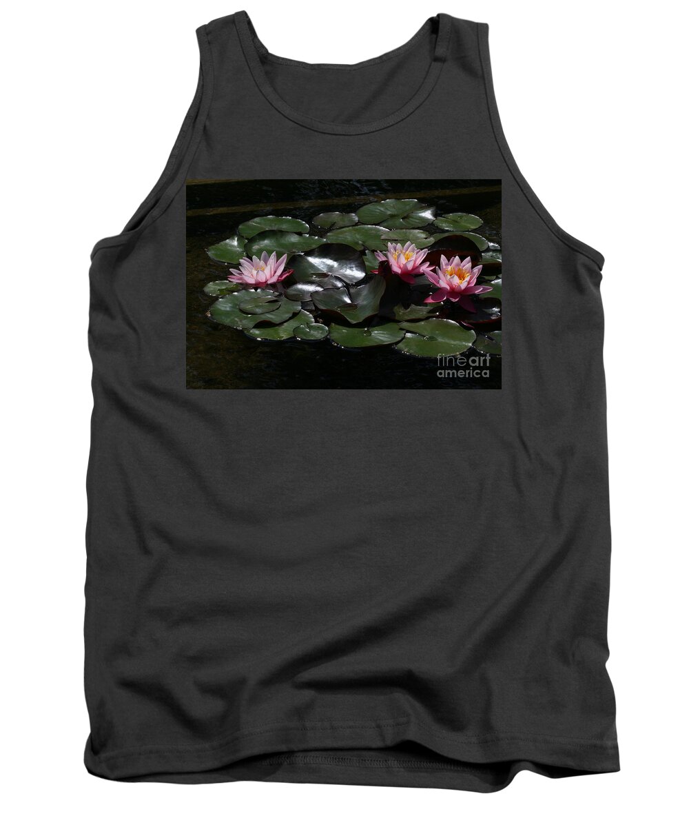 Water Lilies Tank Top featuring the photograph Trinity 2 by Doug Norkum