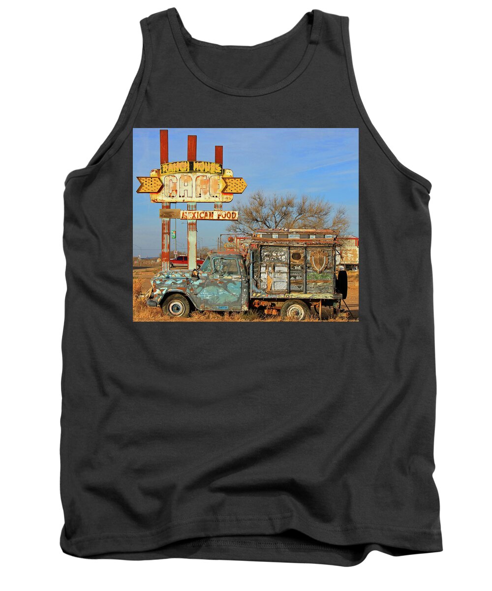 Truck Tank Top featuring the photograph Tucumcari Truck by Jonathan Thompson