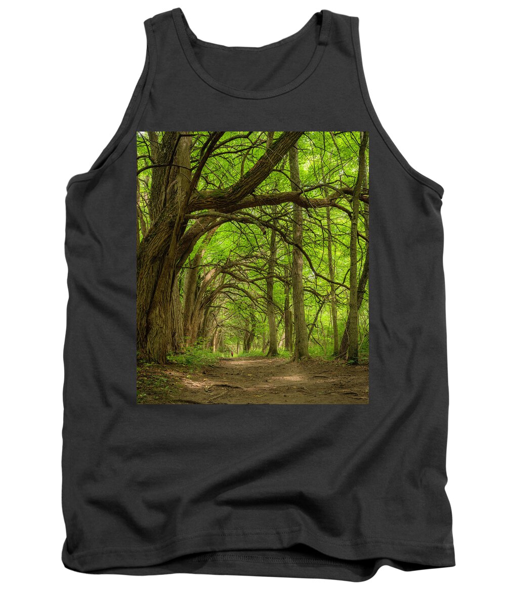 Osage Tank Top featuring the photograph Under the Boughs by Arthur Oleary