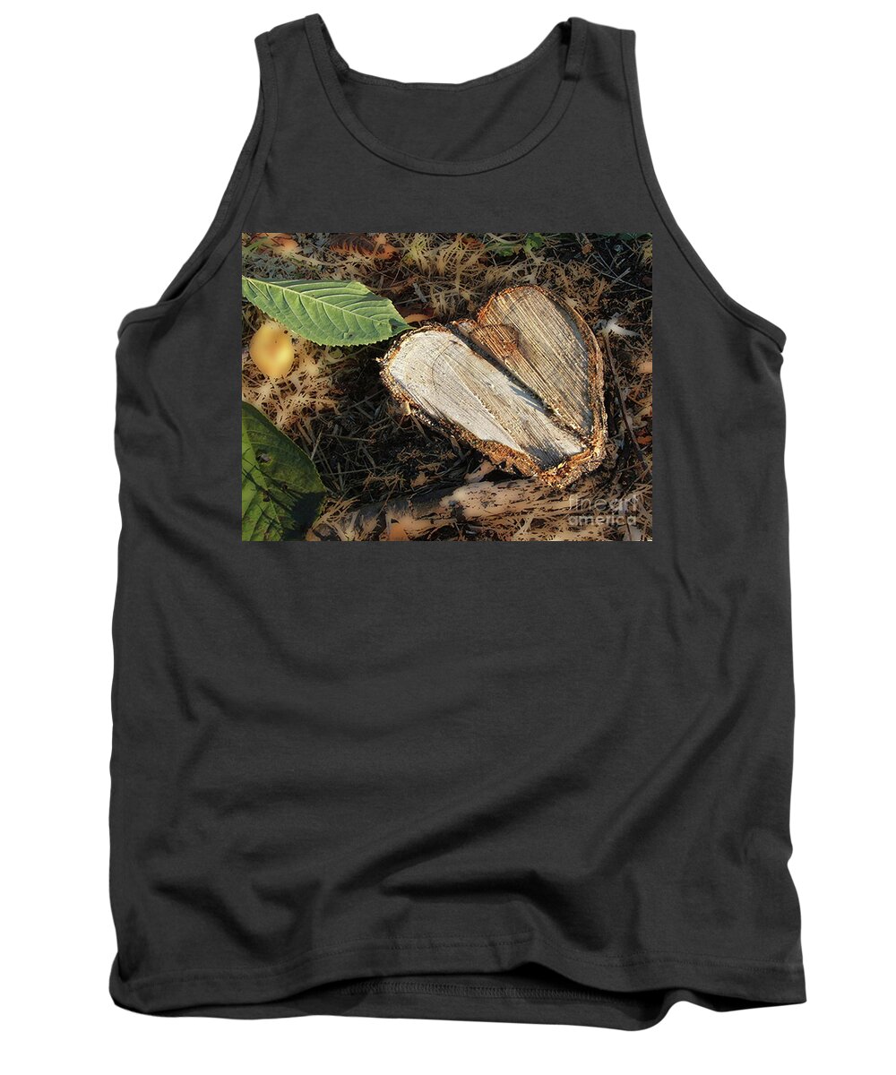 Valentine Tank Top featuring the photograph Valentine Tree Heart by Rich Collins