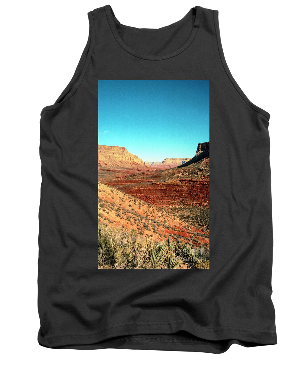 Desert Tank Top featuring the photograph View from the Hilltop by Kathy McClure