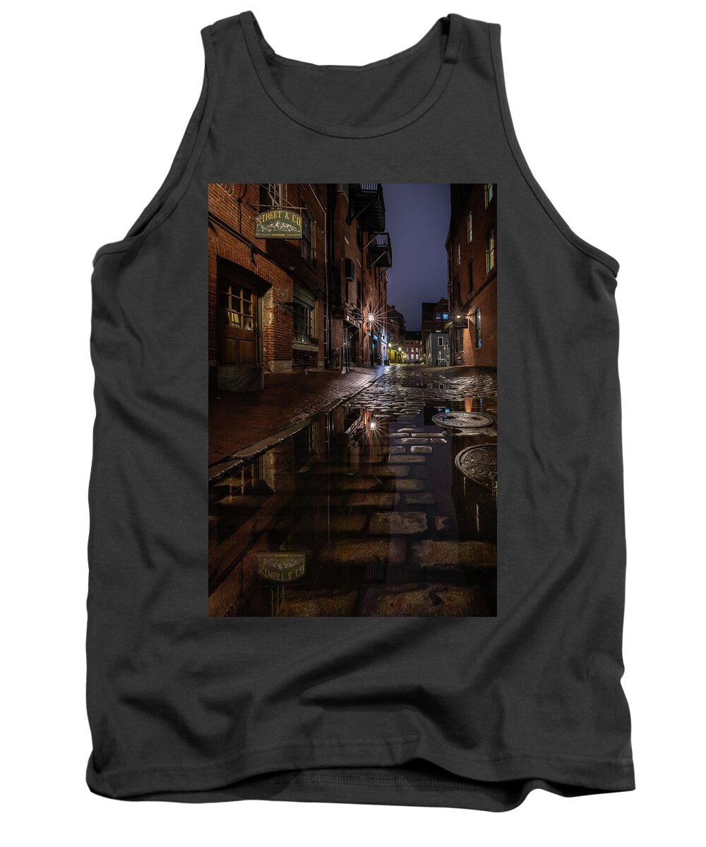 Maine Tank Top featuring the photograph Wharf Street Motif No.3 by Colin Chase
