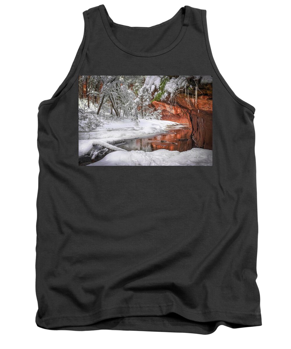 Arizona Tank Top featuring the photograph Winter on the West Fork by Will Wagner