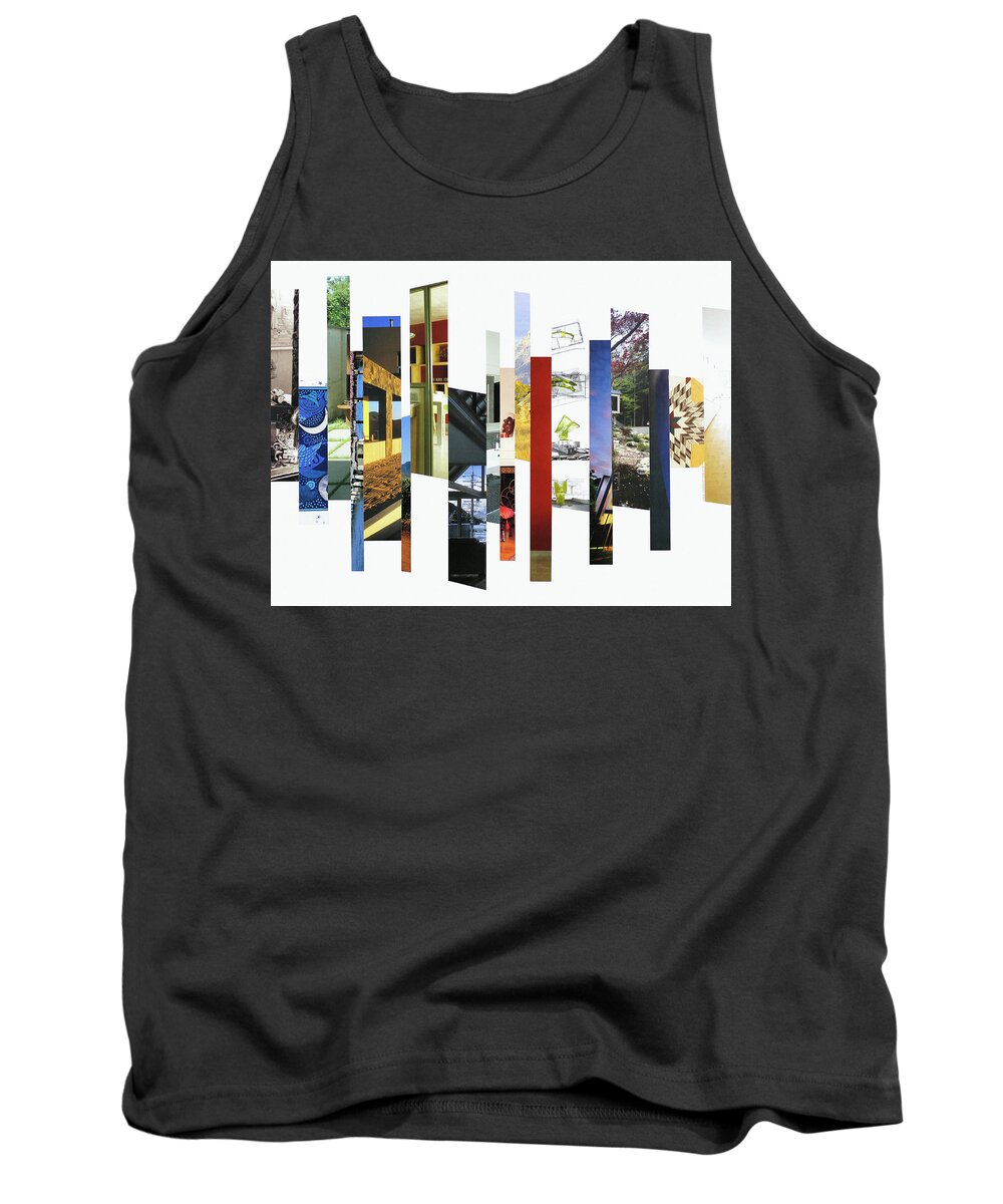 Collage Tank Top featuring the photograph Crosscut#119 by Robert Glover