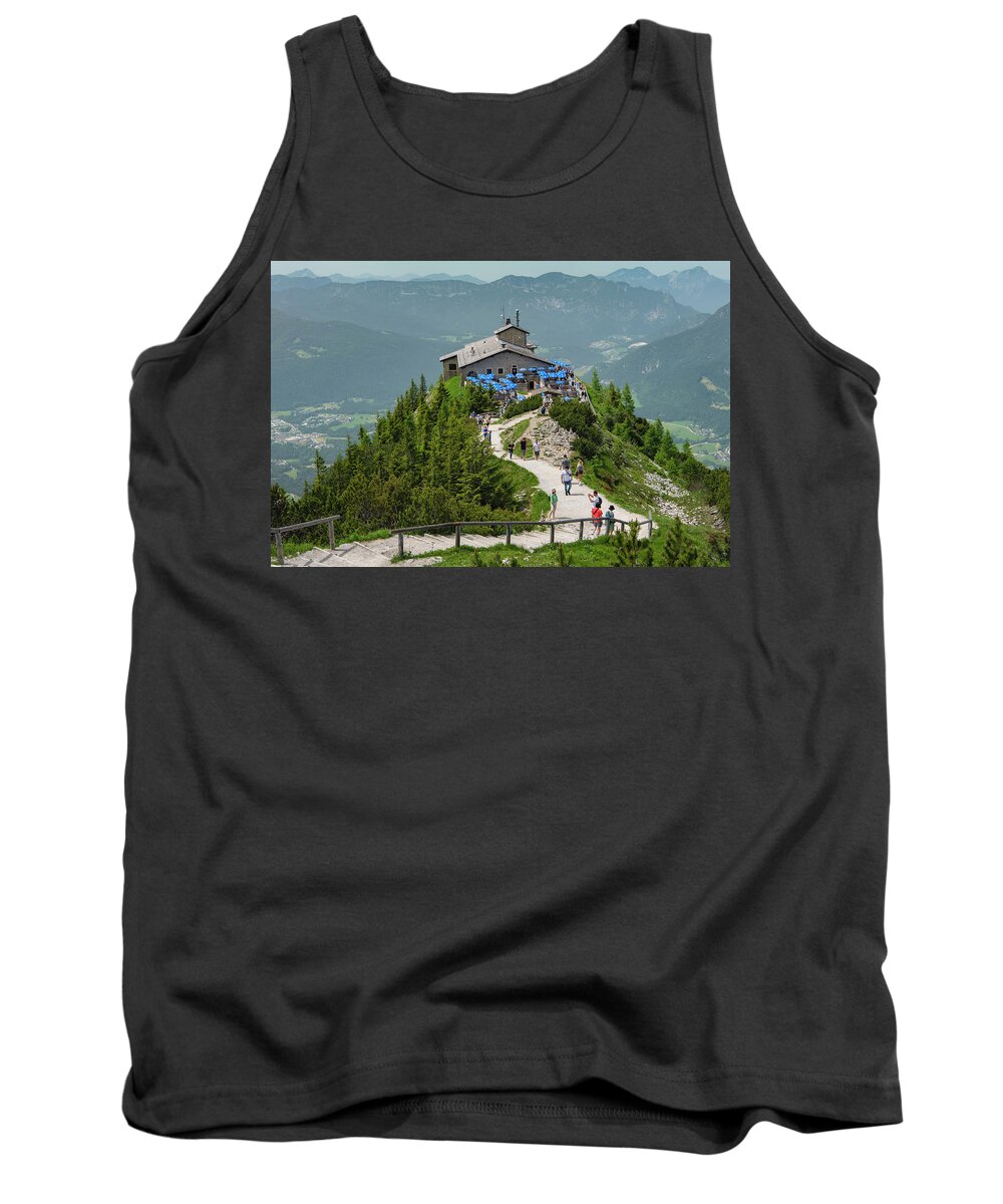 Eagle Nest Tank Top featuring the photograph Kehlsteinhaus Eagle Nest in Obersalzberg, Germany #2 by Ivan Batinic