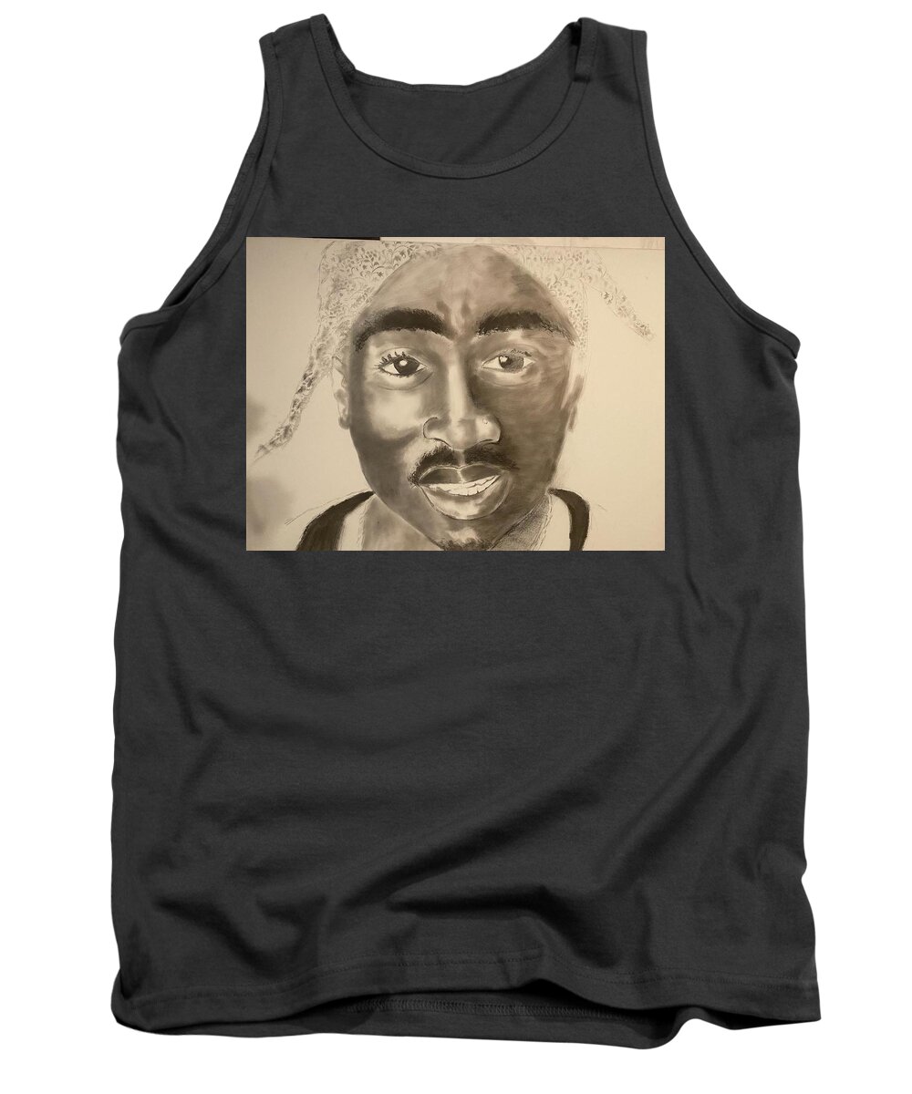  Tank Top featuring the drawing PAC by Angie ONeal