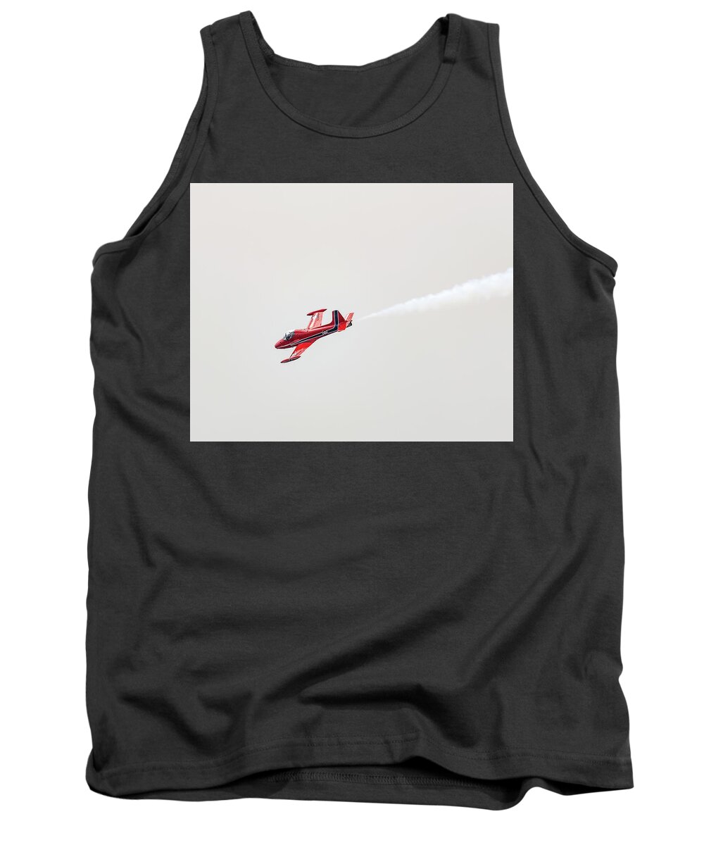 Aviation Tank Top featuring the photograph Percival/BAC Jet Provost #1 by Dawn Key