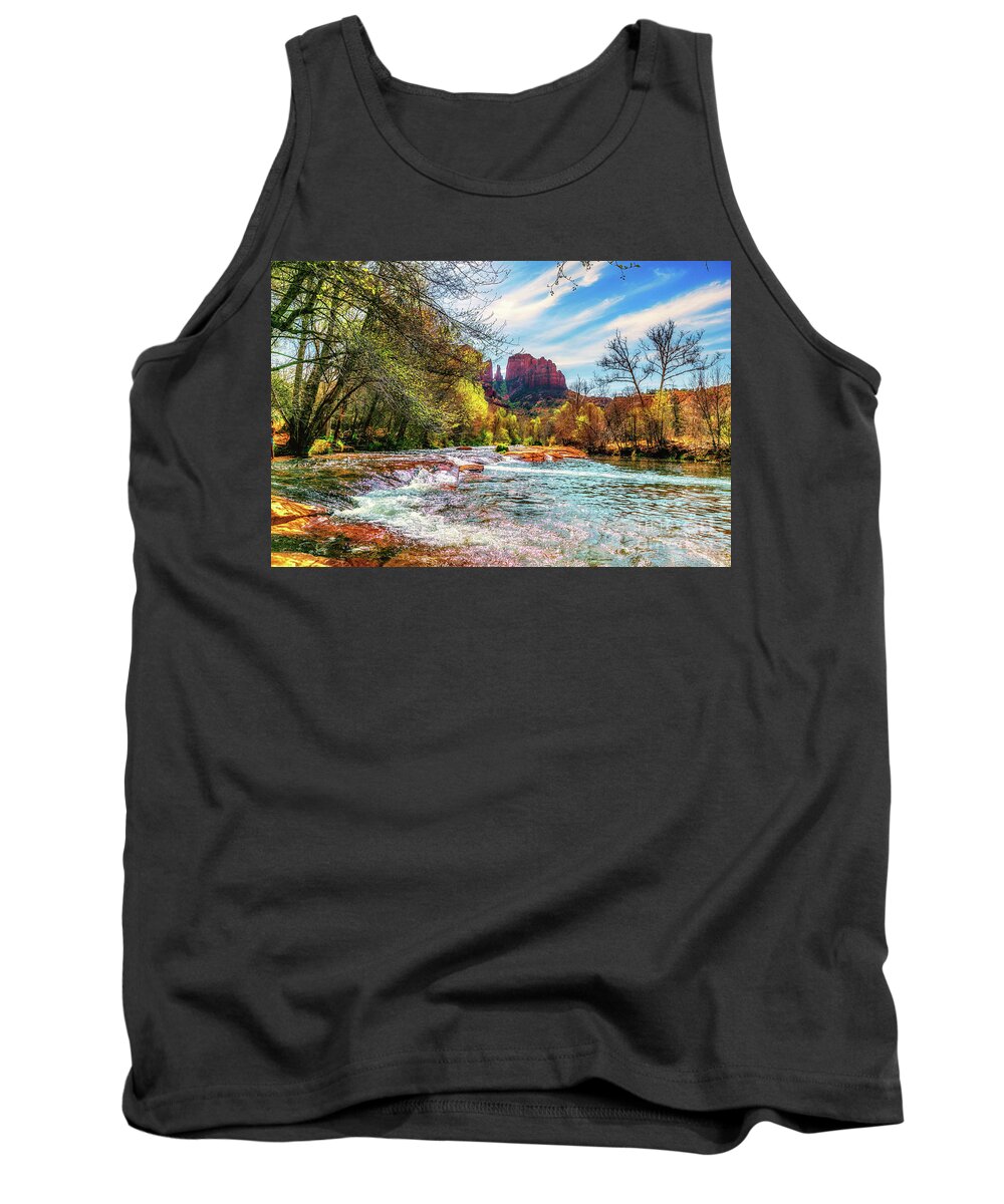 Arizona Tank Top featuring the photograph Red Rock Canyon #1 by Lev Kaytsner