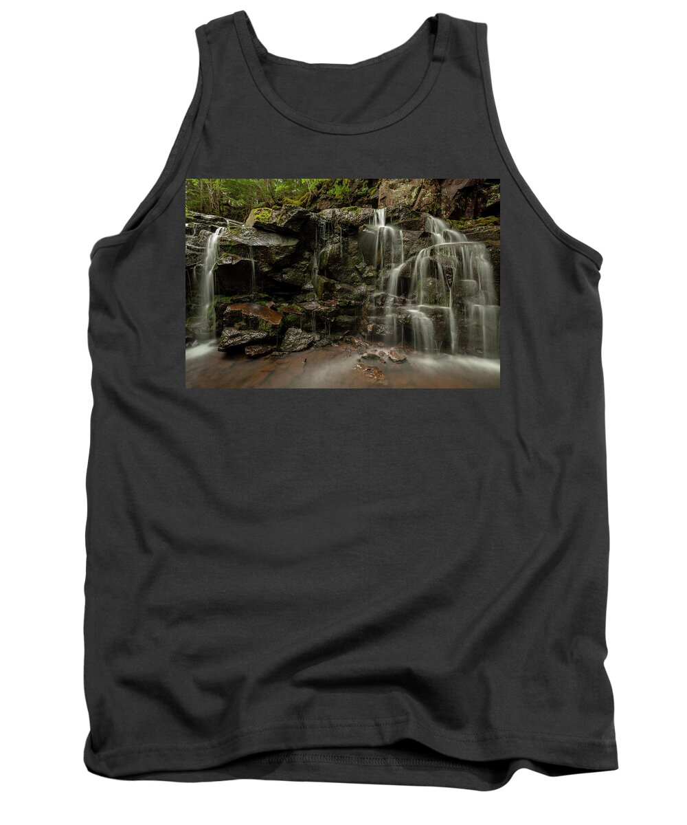 Waterfall Tank Top featuring the photograph Softly Down #1 by Irwin Barrett