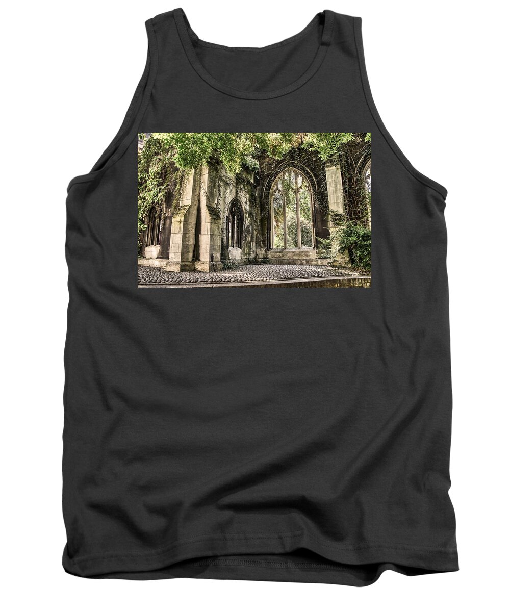 Church Tank Top featuring the photograph St Dunstan In The East #2 by Raymond Hill