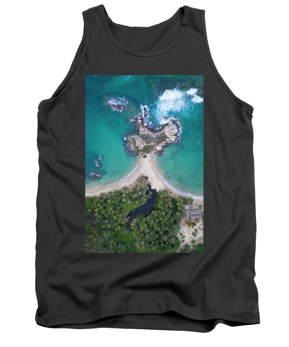Parque Tayrona Tank Top featuring the photograph Parque Tayrona Magdalena Colombia #14 by Tristan Quevilly