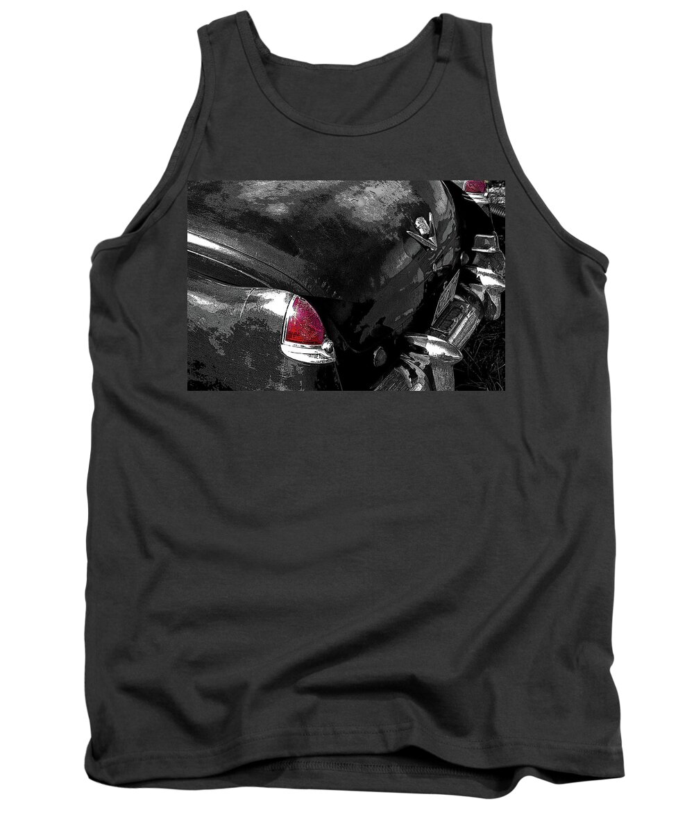 Cadillac Tank Top featuring the photograph 1950 Cadillac by Jim Mathis
