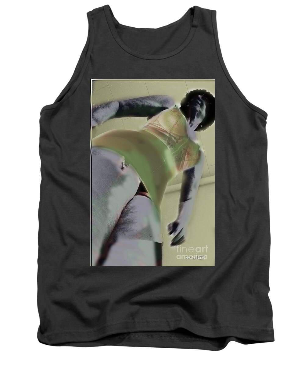 Tinted Bw Tank Top featuring the digital art Tinted BW #2 by Bob Winberry