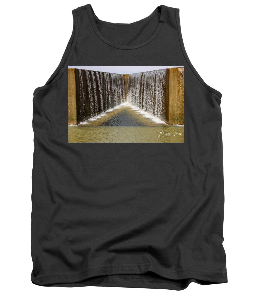  Tank Top featuring the photograph Spillway #4 by Brian Jones