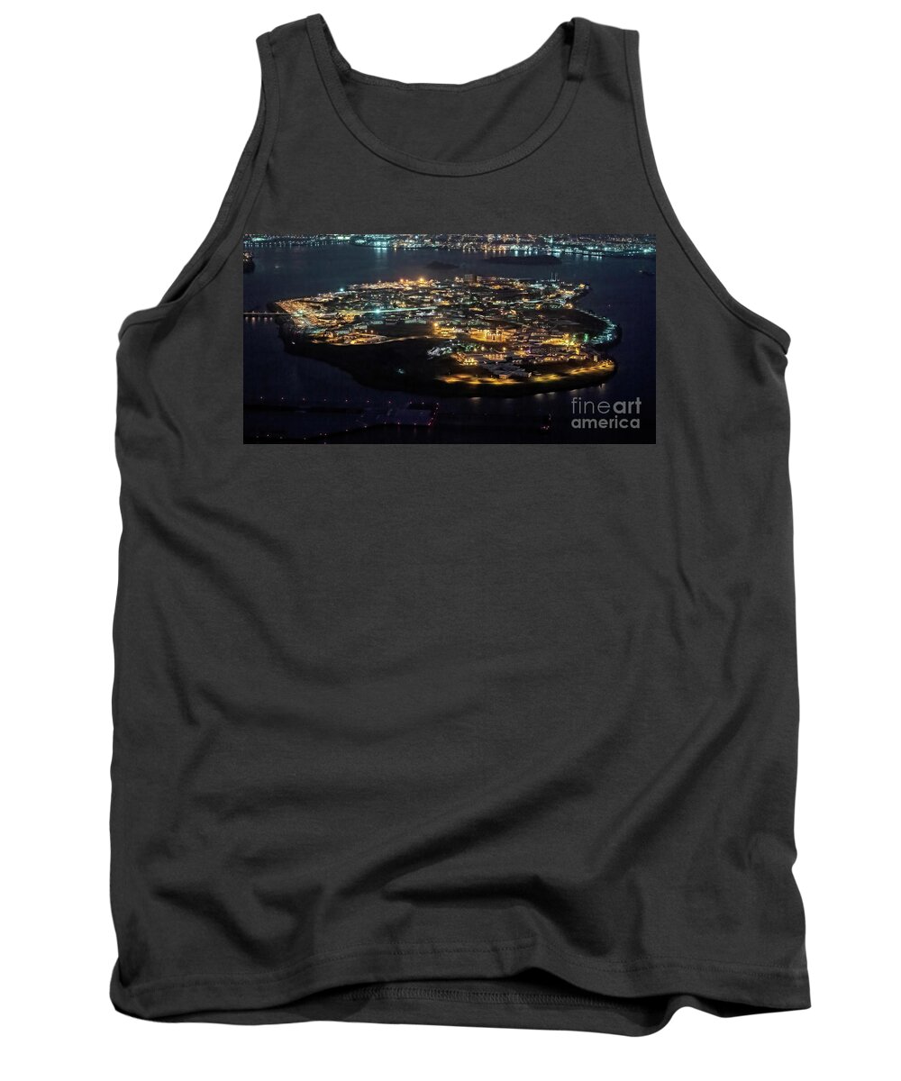 New York Tank Top featuring the photograph Rikers Island Jail - New York City Department of Correction #5 by David Oppenheimer
