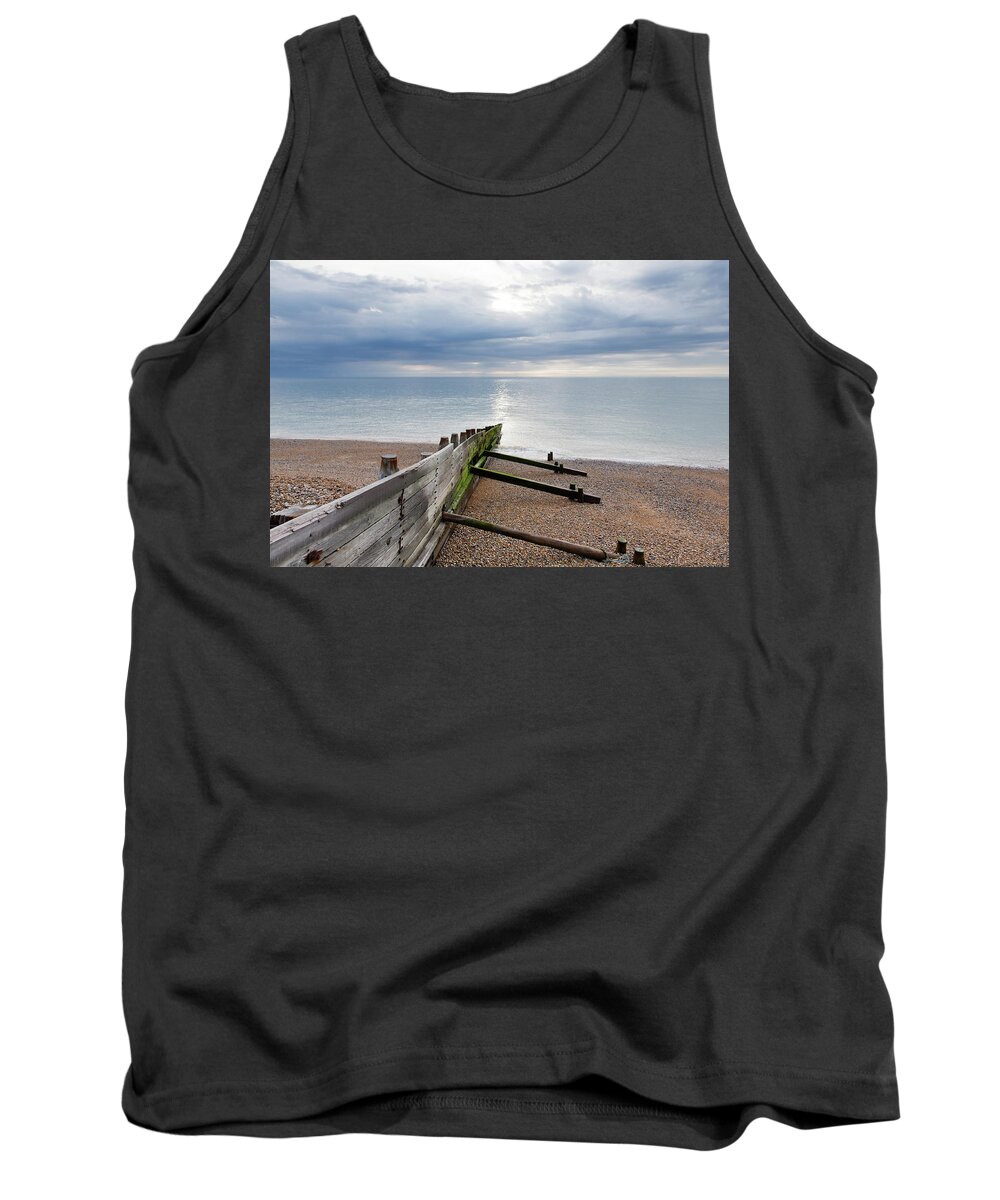 Kingsdown Tank Top featuring the photograph Morning at Kingsdown #6 by Ian Middleton