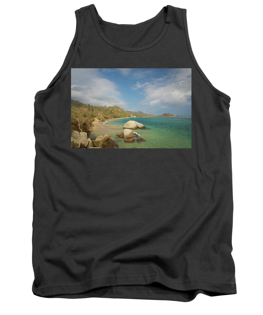 Parque Tayrona Tank Top featuring the photograph Parque Tayrona Magdalena Colombia #6 by Tristan Quevilly