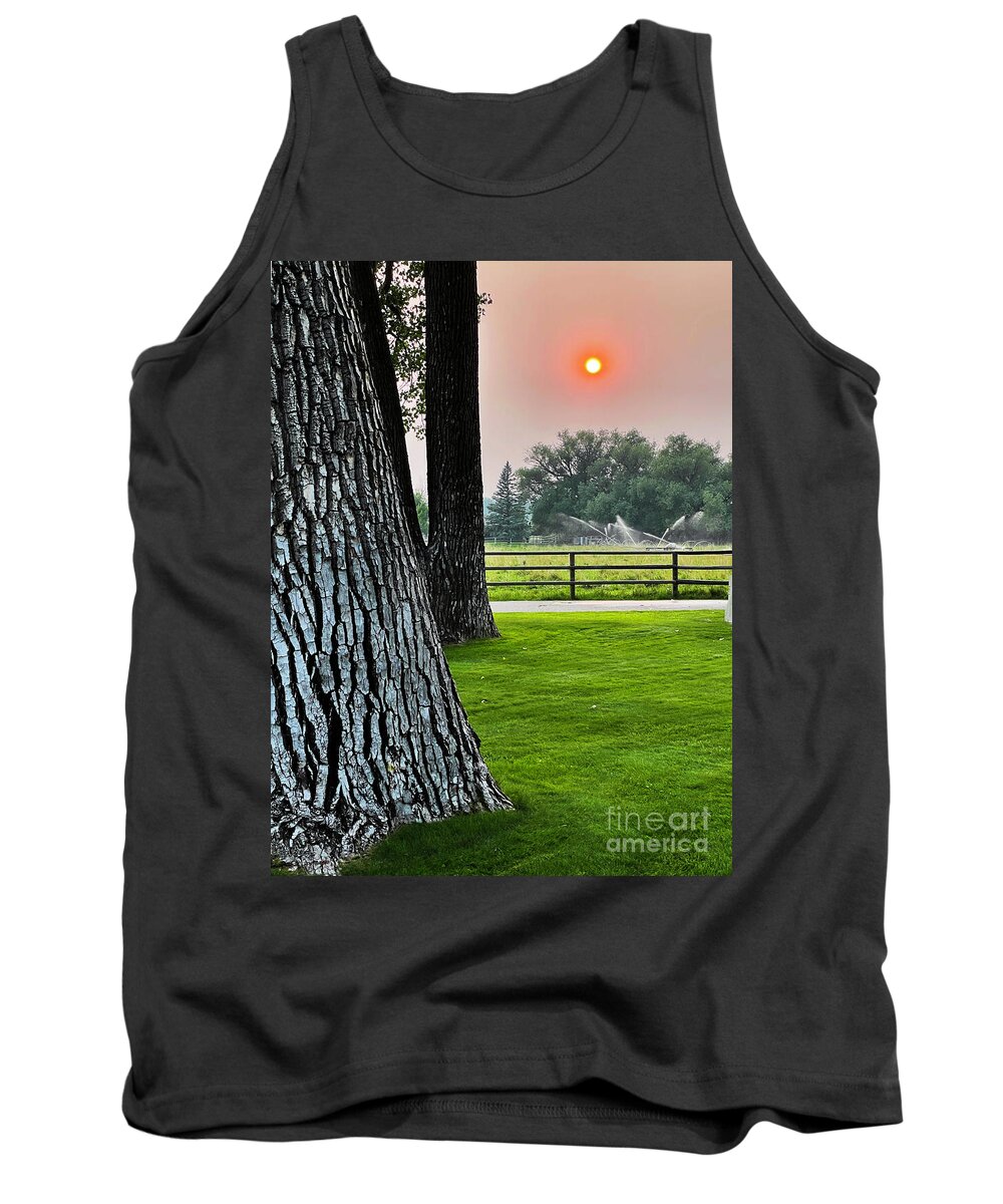 Sunset Tank Top featuring the photograph A Fire in the Sky by Rick Locke - Out of the Corner of My Eye