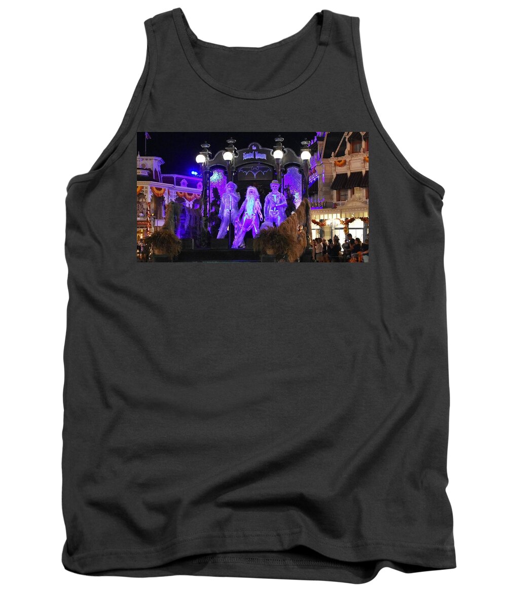 Disney Tank Top featuring the photograph A ghost will follow you home by Barkley Simpson