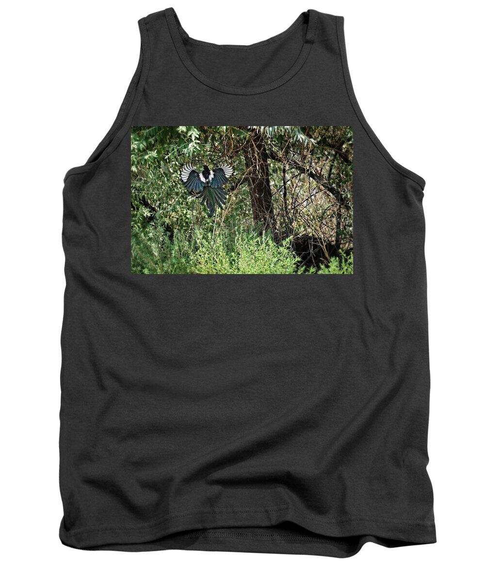 Awe Tank Top featuring the photograph A Leap Of Faith by David Desautel