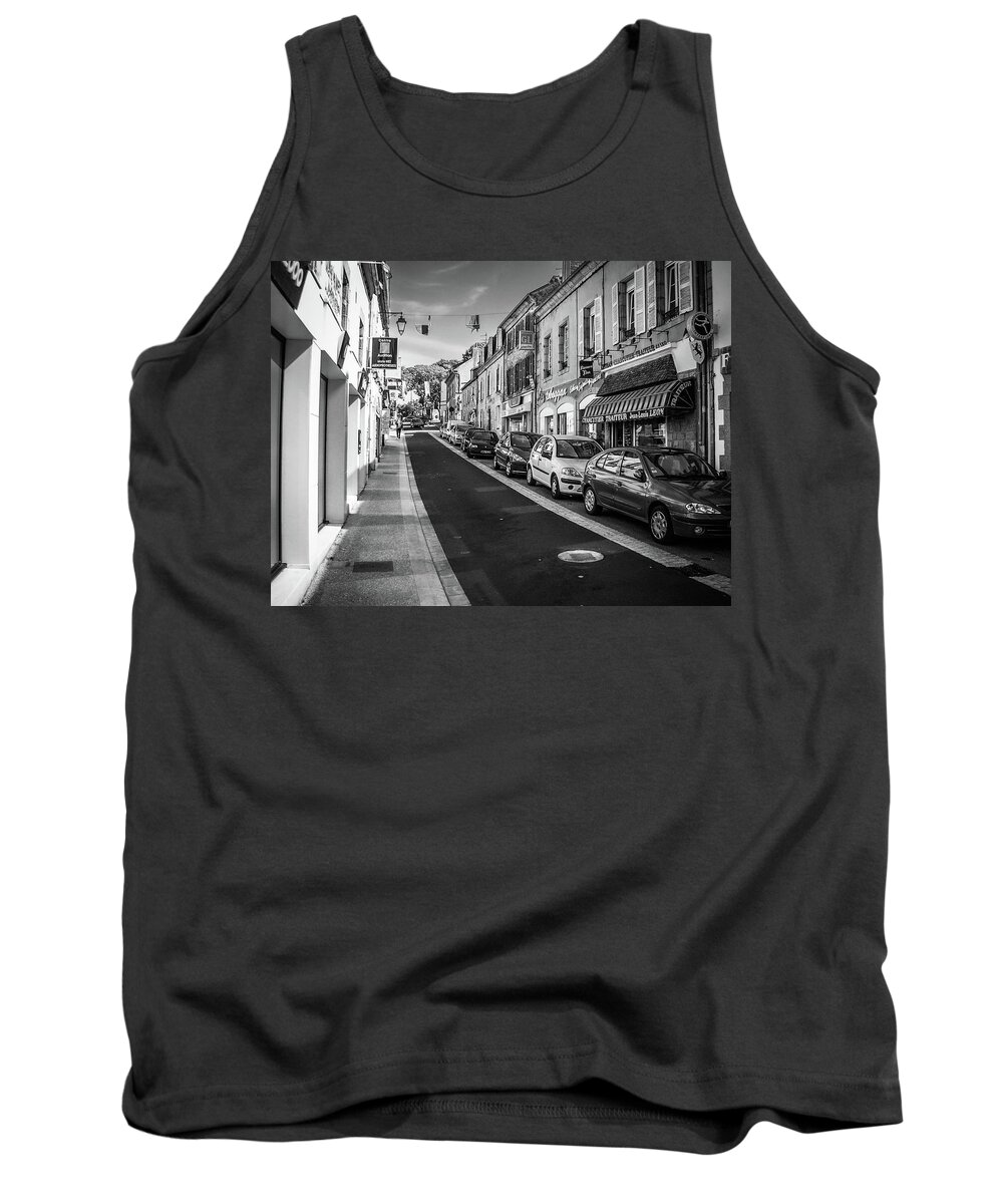 France Tank Top featuring the photograph A view from town by Jim Feldman