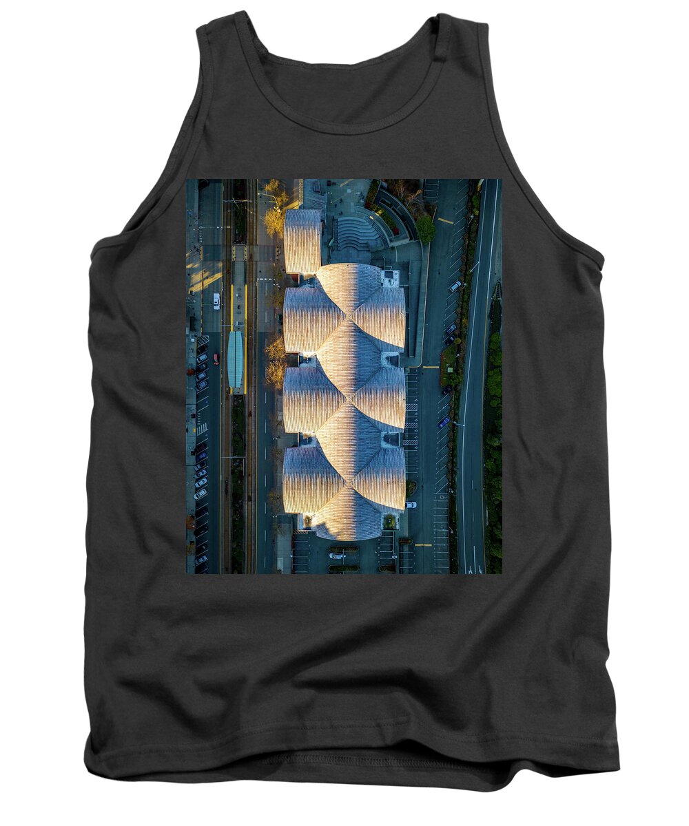 Drone Tank Top featuring the photograph Above History by Clinton Ward