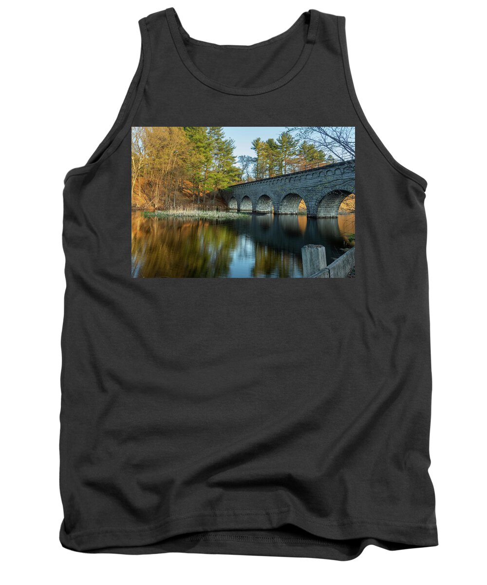 Massachusetts Tank Top featuring the photograph Across the Water by Dimitry Papkov
