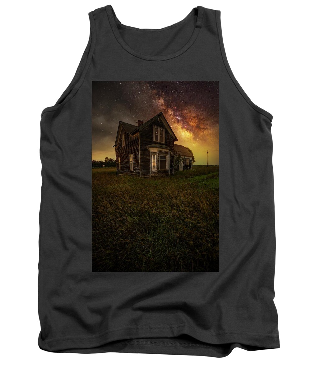 Dark Places Tank Top featuring the photograph And All That Could Have Been by Aaron J Groen