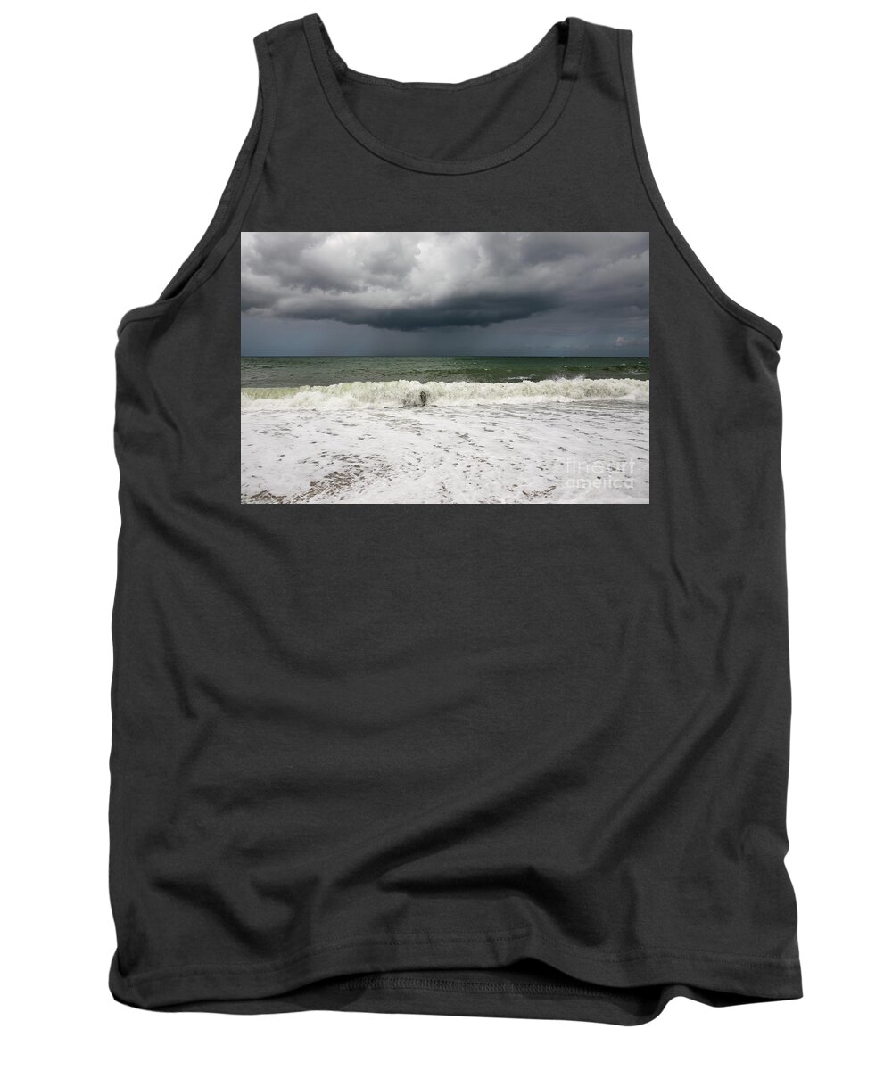 Sky Tank Top featuring the photograph Approaching storm by Bryan Attewell